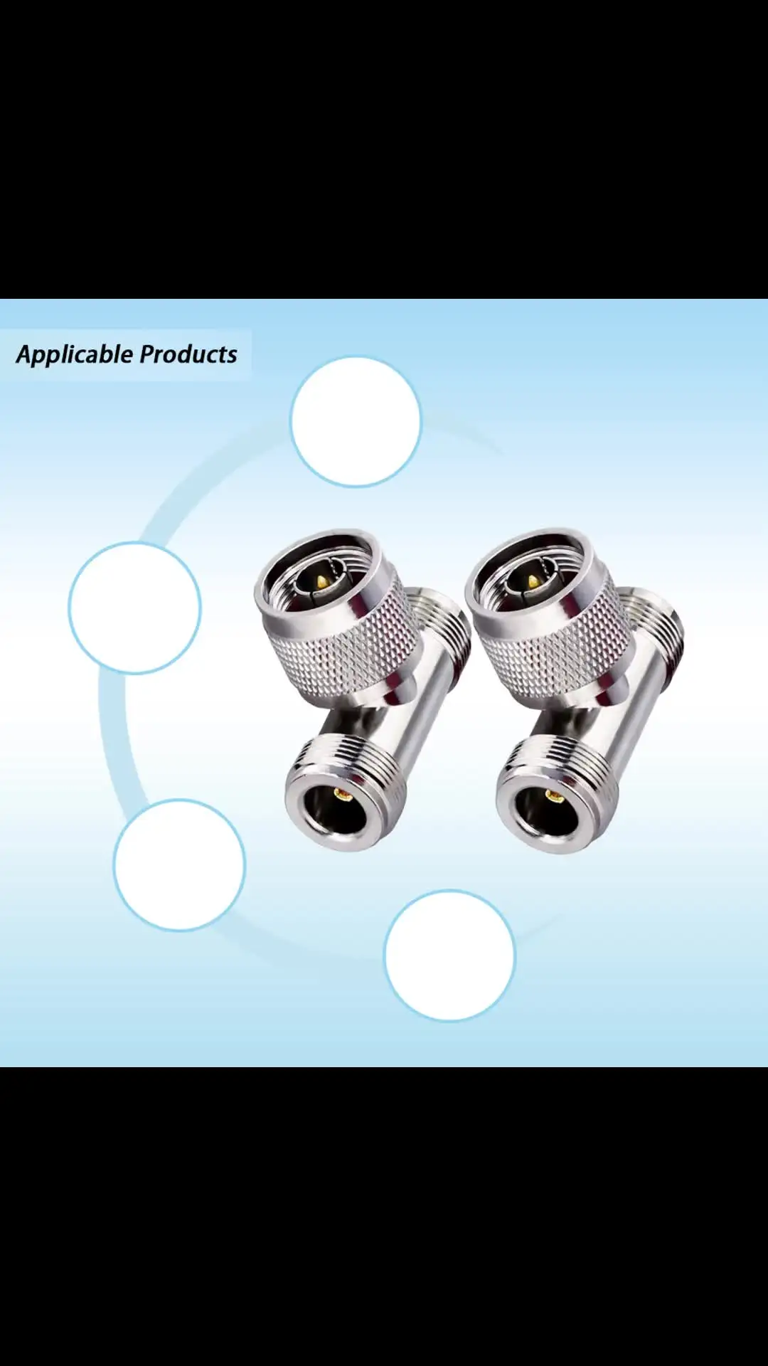 ADATTATORE COASSIALE IEC MASCHIO / F FEMMINA 90 - Foto 8