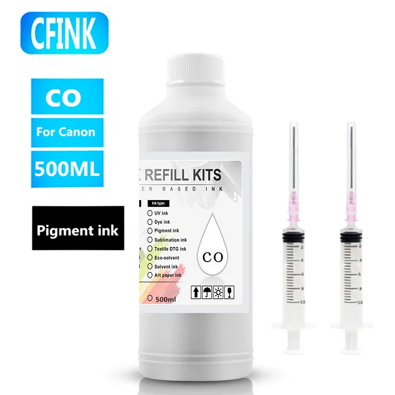 thumbnail image 1 of Tinta pigmentada para impresora Canon, 500 ml, para Canon PFI 57, 1700, 701, 706, 702, 704, 706, 8706, 703, 101, 107, 120, 320, 102, 103, 104, 102, 710, 1 of 5