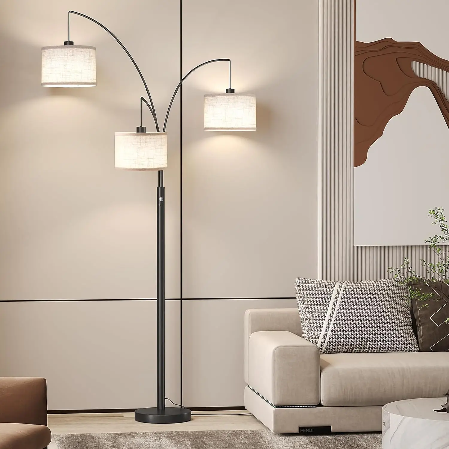 Arc Floor Lamp - close-up of joints