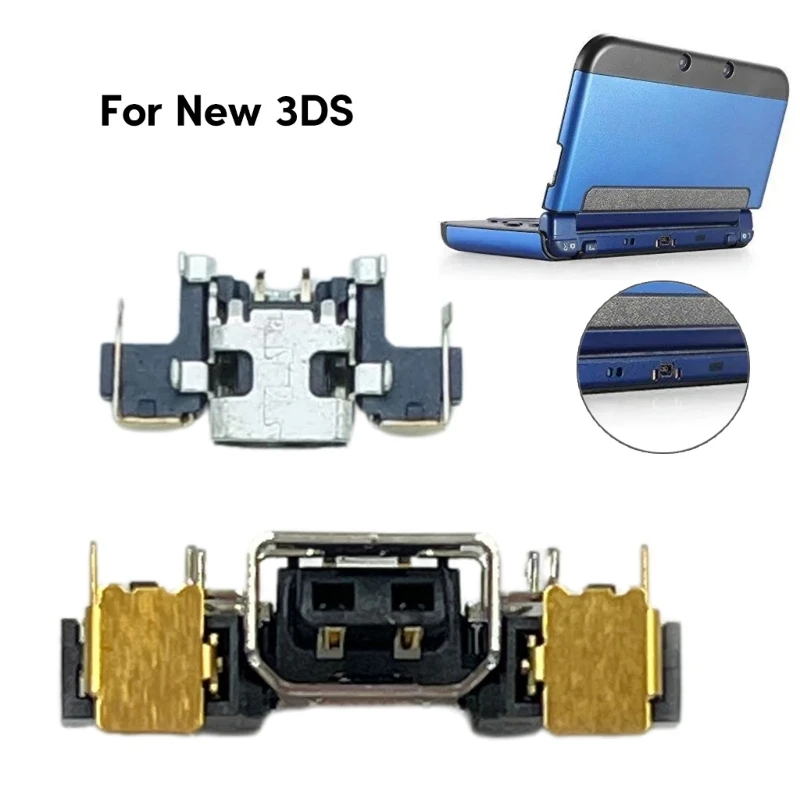 

Durable Metal Power Jacks Socket for New 2DS XL 3DS 3DS XL/LL Console Charging Dock Port Charger Connector Replacement Dropship