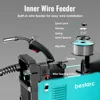MIG Welder, 110V/220V Dual Voltage Gas/Gasless Flux Core,Flux/Solid Welder Digital Screen Display 5
