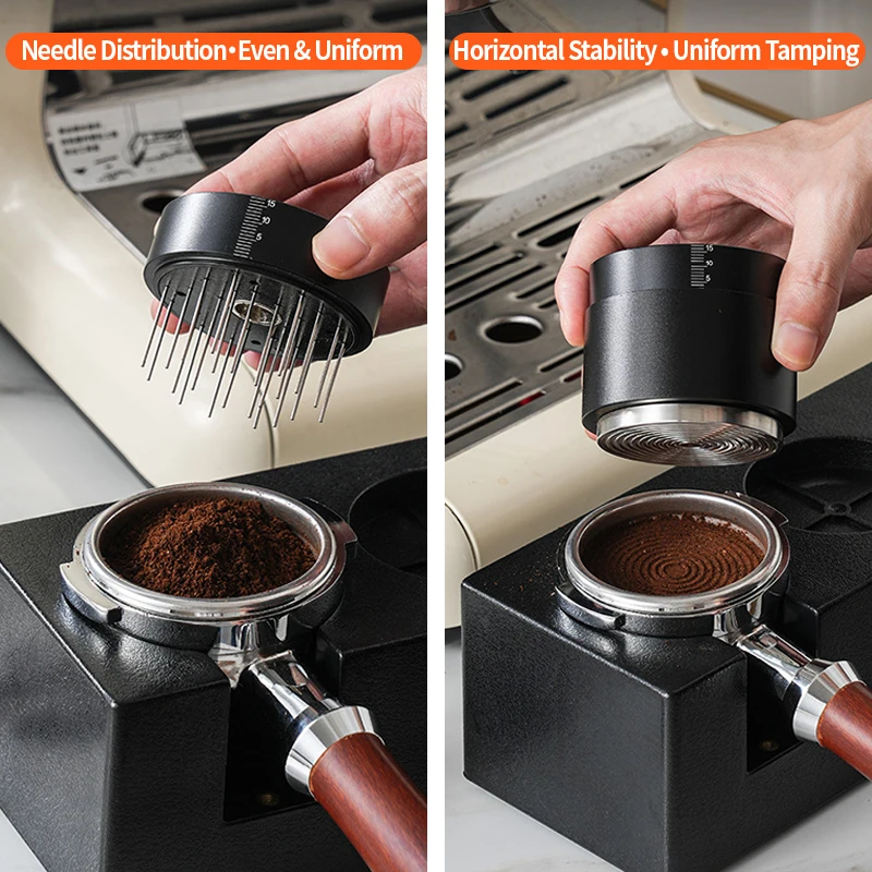 مكبس و موزع قهوة OANKR 2 في 1 - أدوات اسبريسو احتر...
