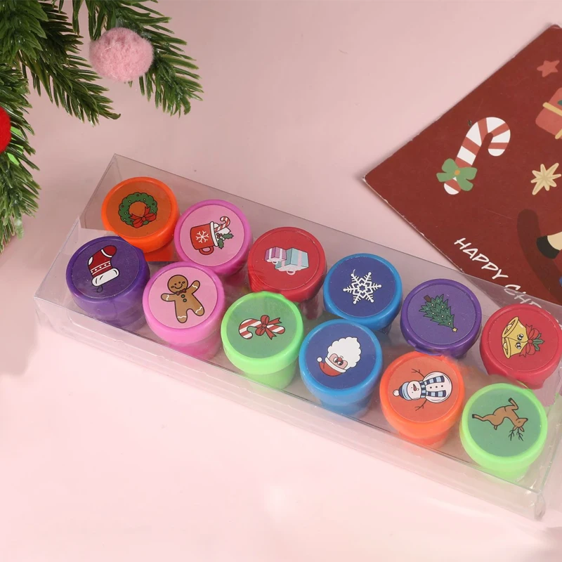 child birthday games goodies party favours kids birthday children's stamps Christmas Seal craft supplies stamp halloween YZ004