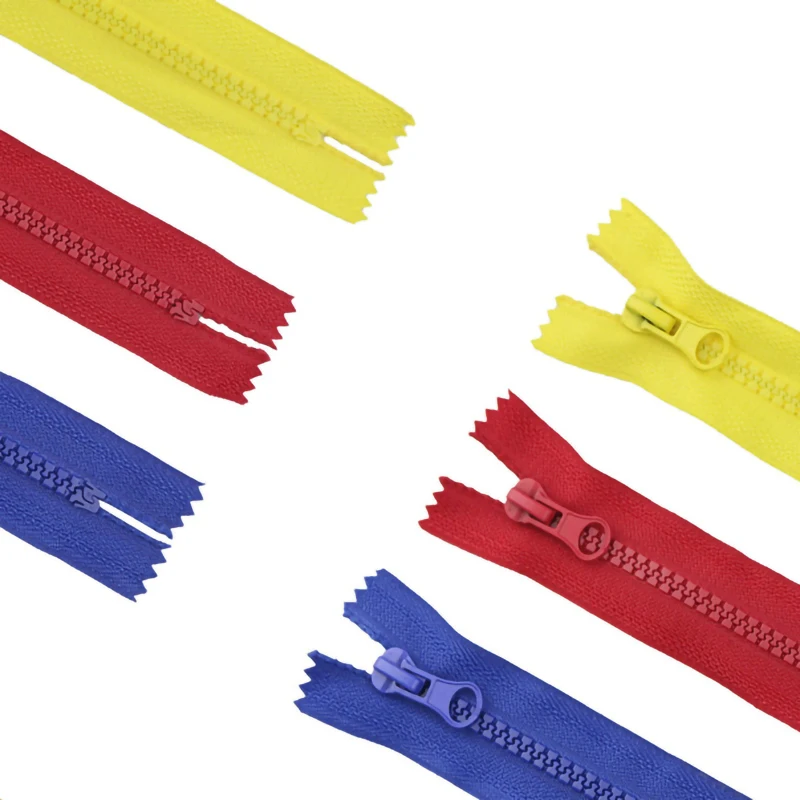 4 Pcs Single Close Ends 5# Resin Zippers 15/20/30/40 Cm For Coat Garment Jeans Craft Sewing Diy Accessories