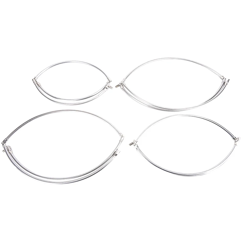Fishing Net Stainless Steel Fishing Folding Net Brail Head Round Dipnet Tackle Accessory