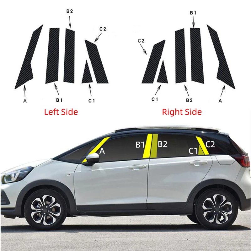 3d-пленка из углеродного волокна для HONDA FIT JAZZ Facelift 4 поколения 2020-2022 C |