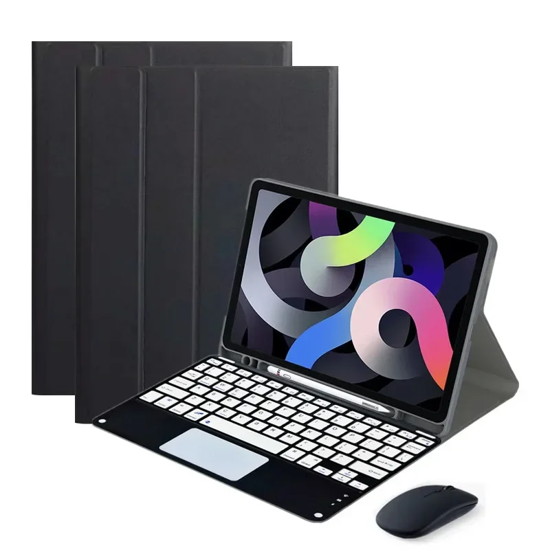 Capa de Teclado Magnético com Teclado Capa para Samsung Galaxy Tab s9 fe Plus Sm-x610 Sm-x616b 12.4 12.4