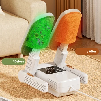 Intelligent Home Shoe Dryer Home Dry Shoe Warmer Dry and Wet Dual-use UV Sterilization and Deodorization Shoe Dryer