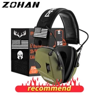 ZOHAN Electronic Shooting Earmuffs Hearing Protection Sound Amplification Anti-Noise Reduction NRR 23dB For Hunting Shoot Range 1