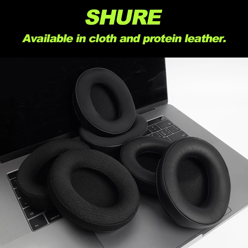 Replacement Foam Ear Pads for Shure SRH240 SRH440 SRH840 SRH940 SRH1440 SRH1540 SRH1840 memory foam Earpads Protein Leather