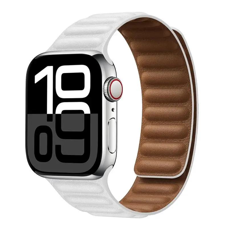 ตัวเลือกสินค้า สายหนังแท้ Apple Watch สายแม่เหล็ก รองรับหลายขนาด