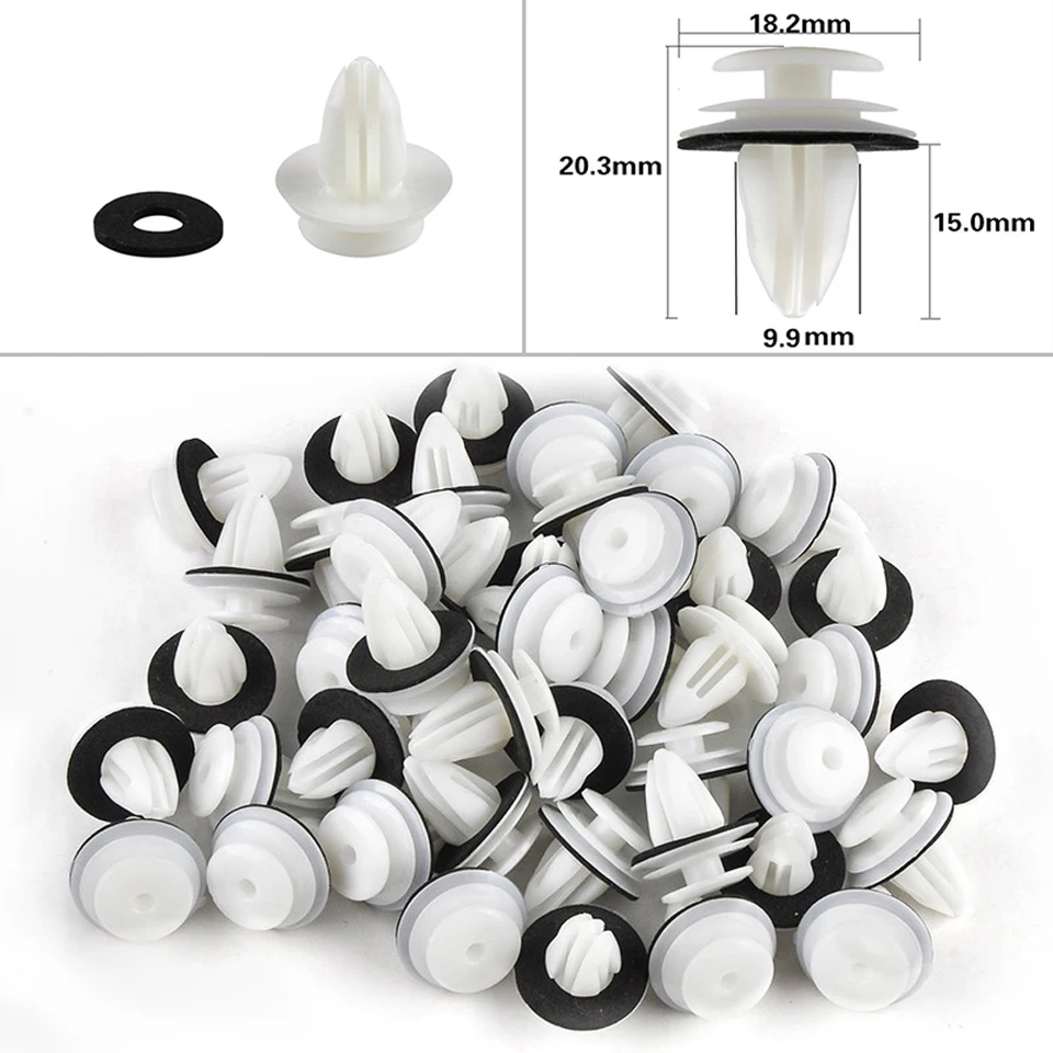 100 Pezzi Di Clip Di Fissaggio Per Pannello Di Rivestimento Della Porta In Plastica 1025401 00 A 102540100a~p154084165