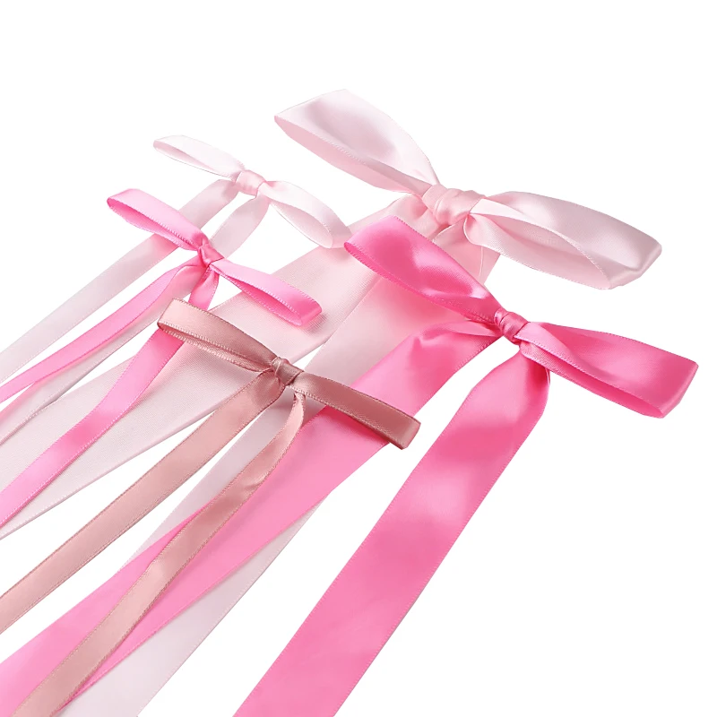 20/40 Stück Rosa Schleifen-Wanddekoration, Gemischte Größen, Bandschleifen-Girlande für Kinder, Mädchen, Geburtstagsfeiern, Hochzeiten, DIY-Kuchendekoration, Gastgeschenke – Detail 8
