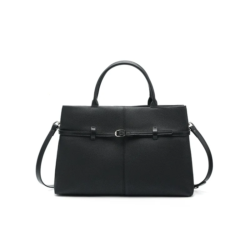 Elegant Women's Large-Capacity Luxury Tote and Shoulder Bag in Premium Cowhide