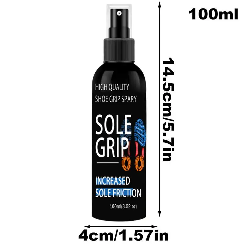 Sports Shoe Grip Spray 100ml Basketball Shoe Bottom Sole Spray Shoe Traction Enhancer Basketball Court Shoe Grip For Sneaker 6