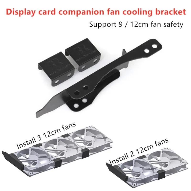 Supporto Metallo Per Scheda VGA – Staffa Convertitore Laterale/Anteriore Per PC – 2/4/7 Fori