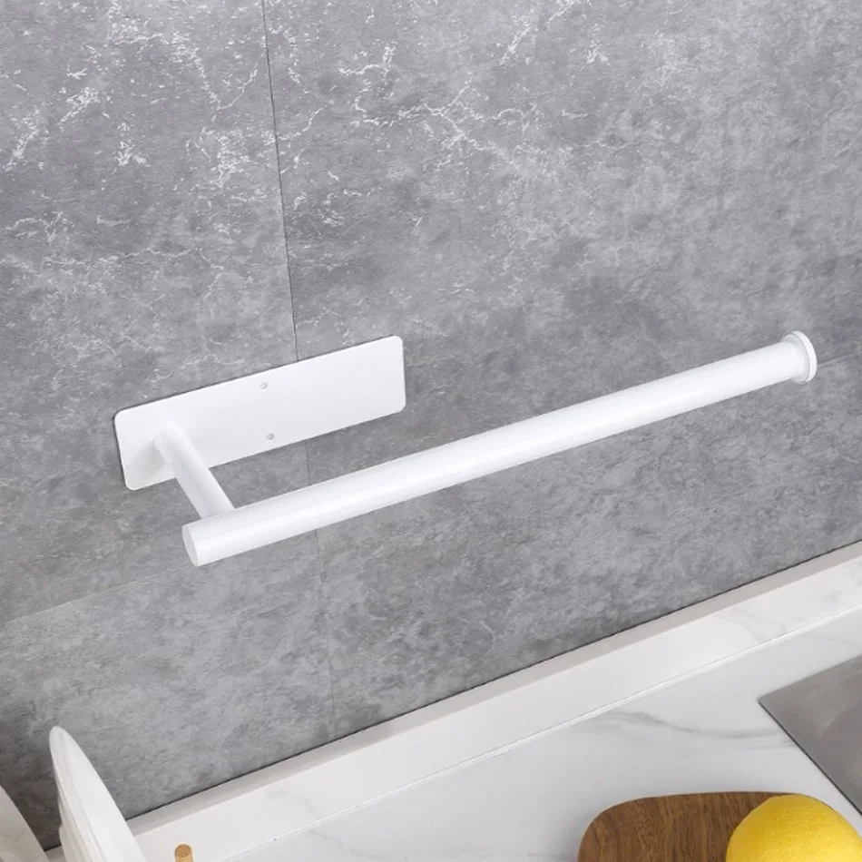 Paper Roll Holder Adhesive Stainless Steel Bathroom Toilet Kitchen Paper Towel Holder Tissue Hanging paper towel holder toilet paper holder toilet roll holder tissue holder