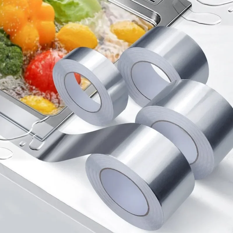 Roof Leakproof Waterproof Tape Aluminium Foil Adhesive Super Sticky Cloth Crack Repair Anti-Leakage Pipes Kitchen Walls Sticker