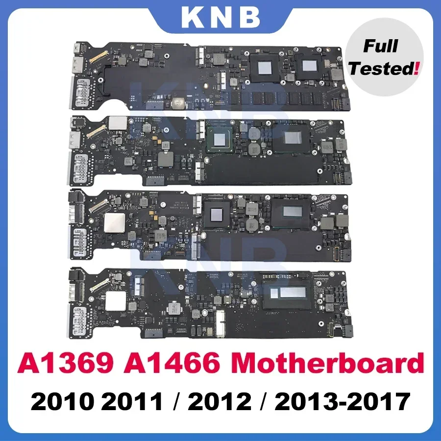 Macbook Pro Motherboard Original A1466 Logic Board For MacBook Air 13" A1369 A1466 Motherboard CPU Cord 2 i5 i7 2010 2011 2012 2013-Years