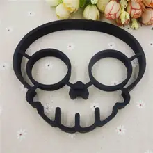 Cute Silicone Skull Fried Egg Molding Mold Molding Ring Kitchen Cooking Tool Skull Egg Mold Kitchen Tool  Kitchen accessories