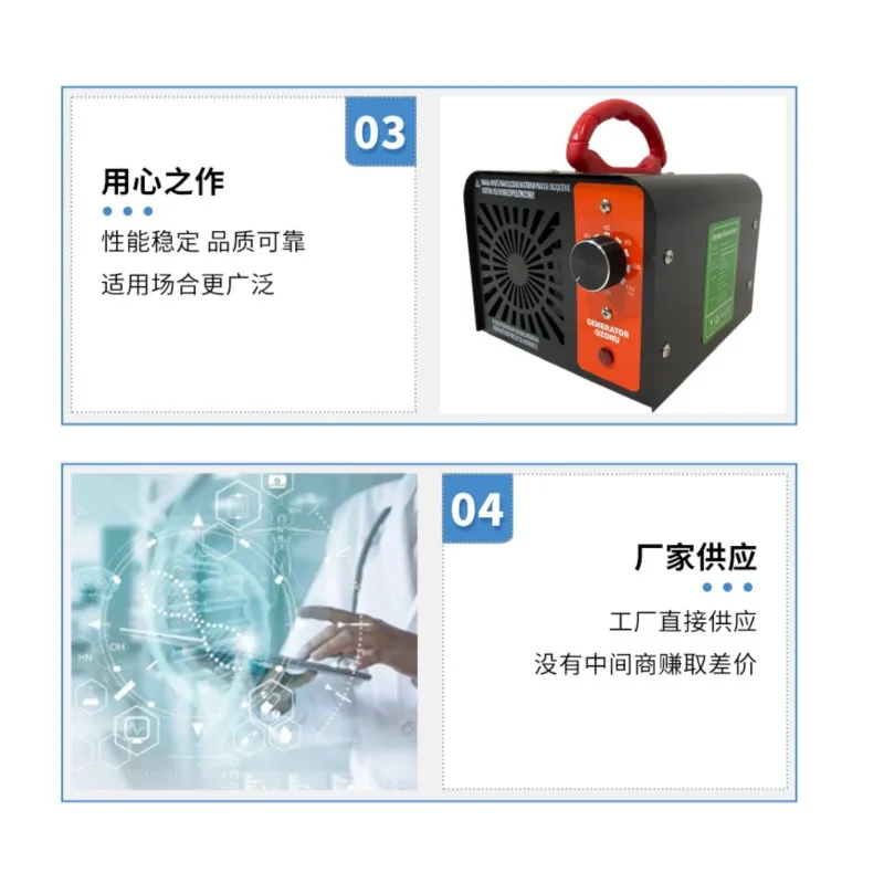 Suszarka Na Pranie Ozone Generator Household Air Formaldehyde Removal Space Deodorant Odor Air Purifier Sterilizer