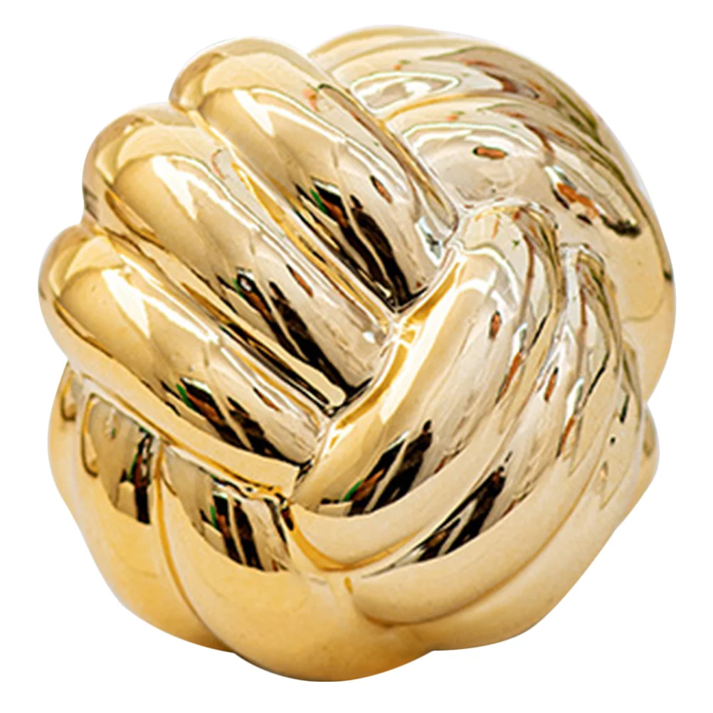 

Ceramic Ornaments Dressing Table Thread Knot Decor The Office Home Desktop Statue Vanity Decoration Wire Sculpture