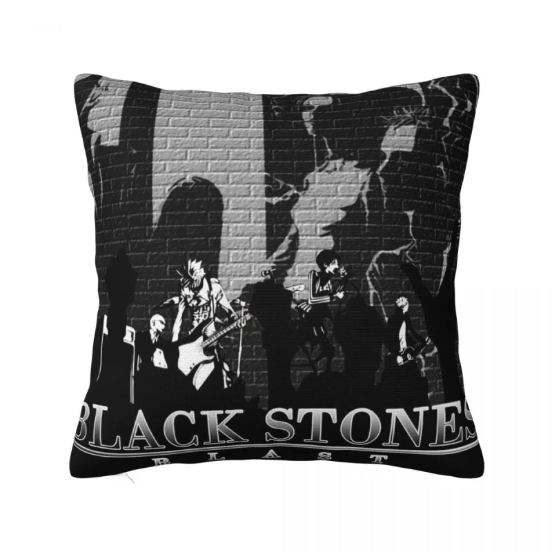 

Black Stones Anime Pillowcase Polyester Cushion Cover Decor Nana Osaki Punk Manga Throw Pillow Case Cover Home Dropshipping 18"