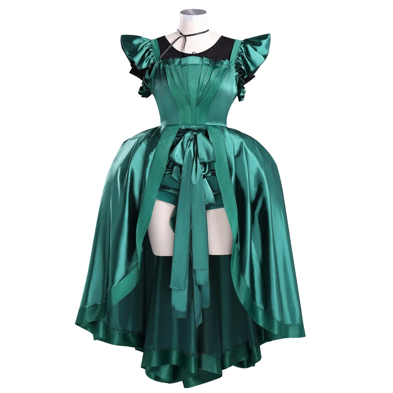 Season 2 Agnes Demille Cosplay Costume Wednesday The Dead Dance Evening  Dress Invisible Woman Green Dresses Christmas Halloween - AliExpress  200000532