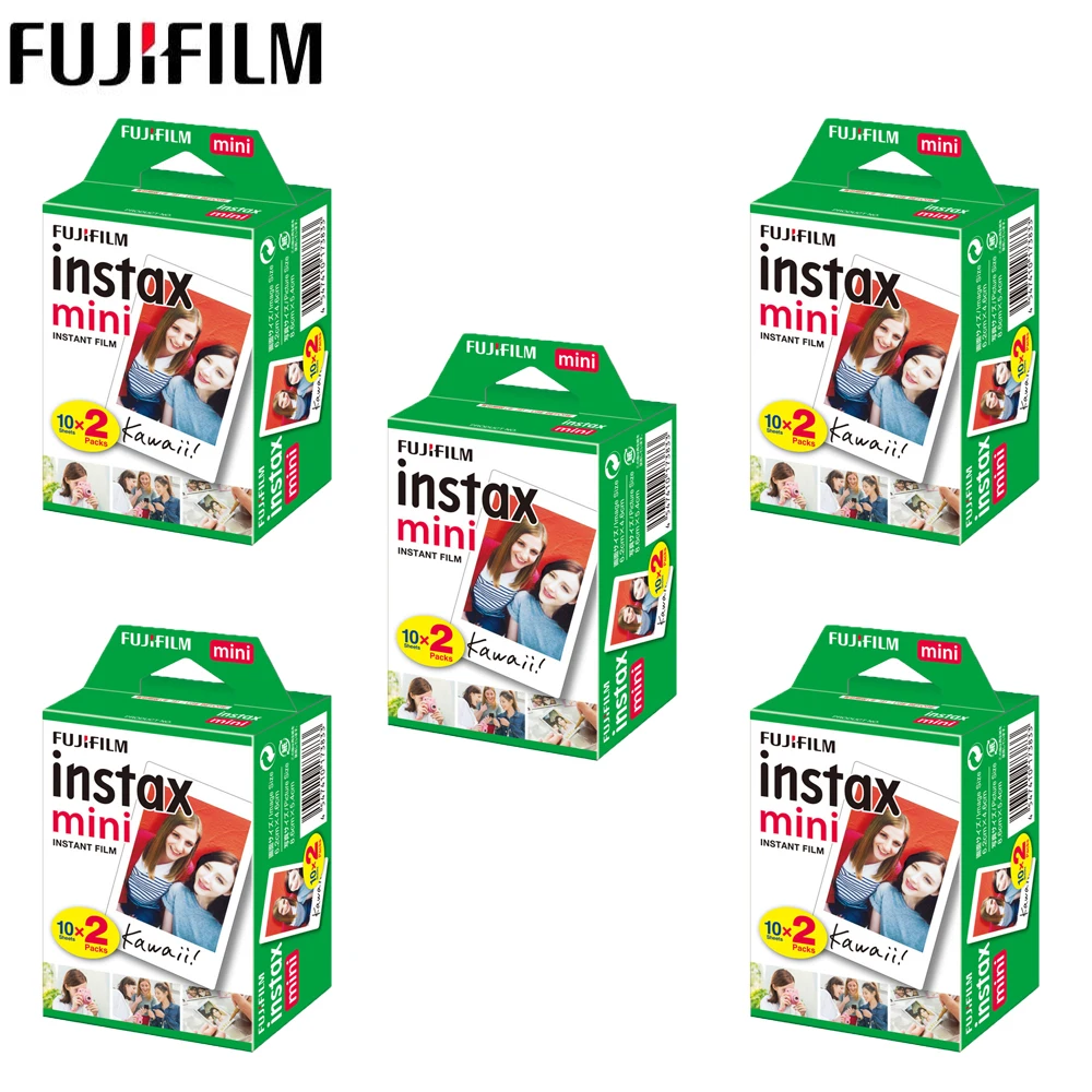 Fujifilm Instax Mini Film Paper 10/20/40/50/60/80/100 Fogli Fotocamera Istantanea Per Fujifilm Instax Mini 12 11 9 8 90 70 Instax Film