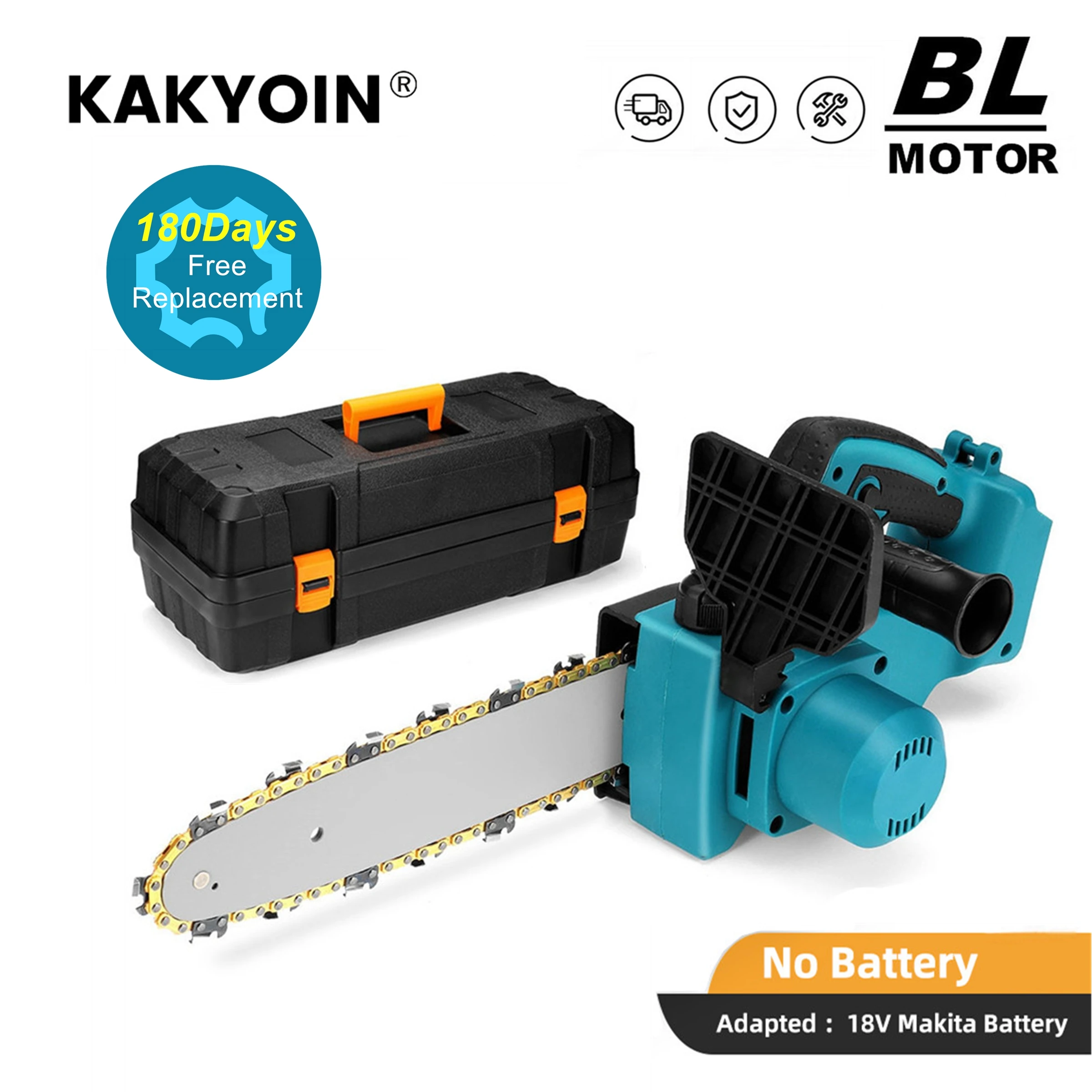 KAKYOIN10InchBrushlessCordlessElectricSawChainsawOilChainsaw