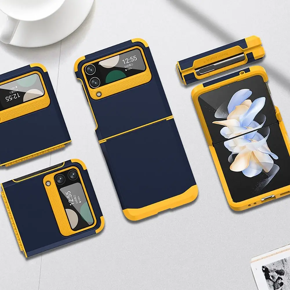 Z flip 3/4/5 fall für samsung galaxy z flip4 z flip3 scharniers chutz panzerung stoßfest schützende handy hülle abdeckung z flip – Detail 6