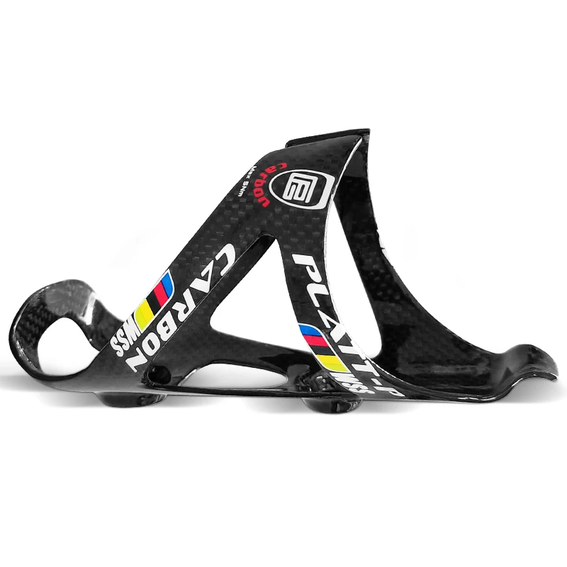 탄소 섬유 자전거 물병 케이지 MTB 로드 바이크 물병 홀더 초경량 사이클 장비 무광/유광