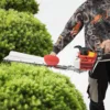 Hedge Trimmer 22.5cc 2-Stroke Engine Garden Bush Trimmer Tool Single-edged/Double-edged Hedge Machine 5