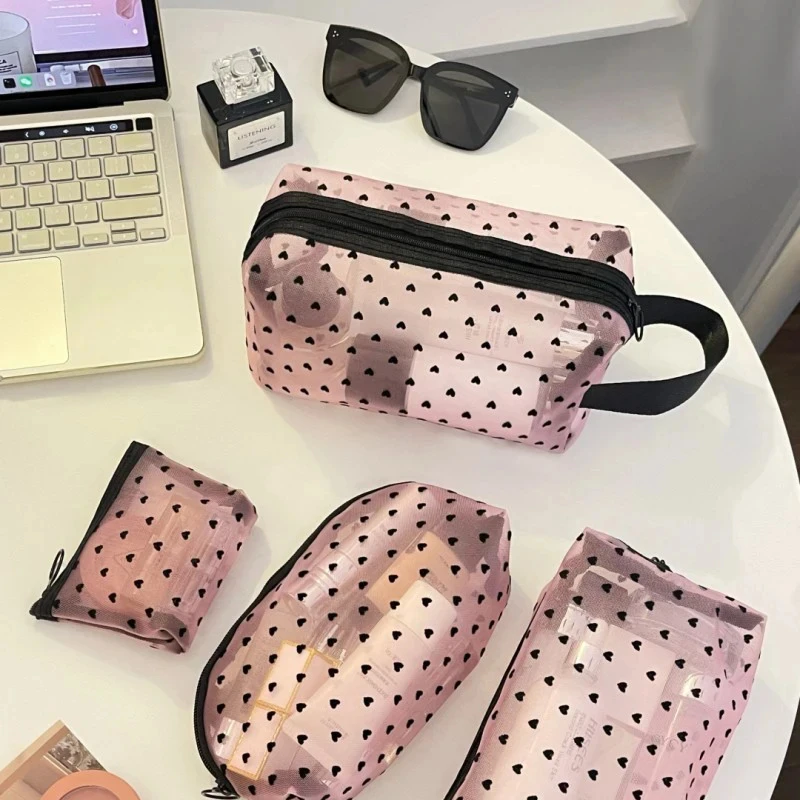 Cosmetic Bag Makeup Organizer Toiletry Bag Women Lipstick Key Coin Purse Pouch