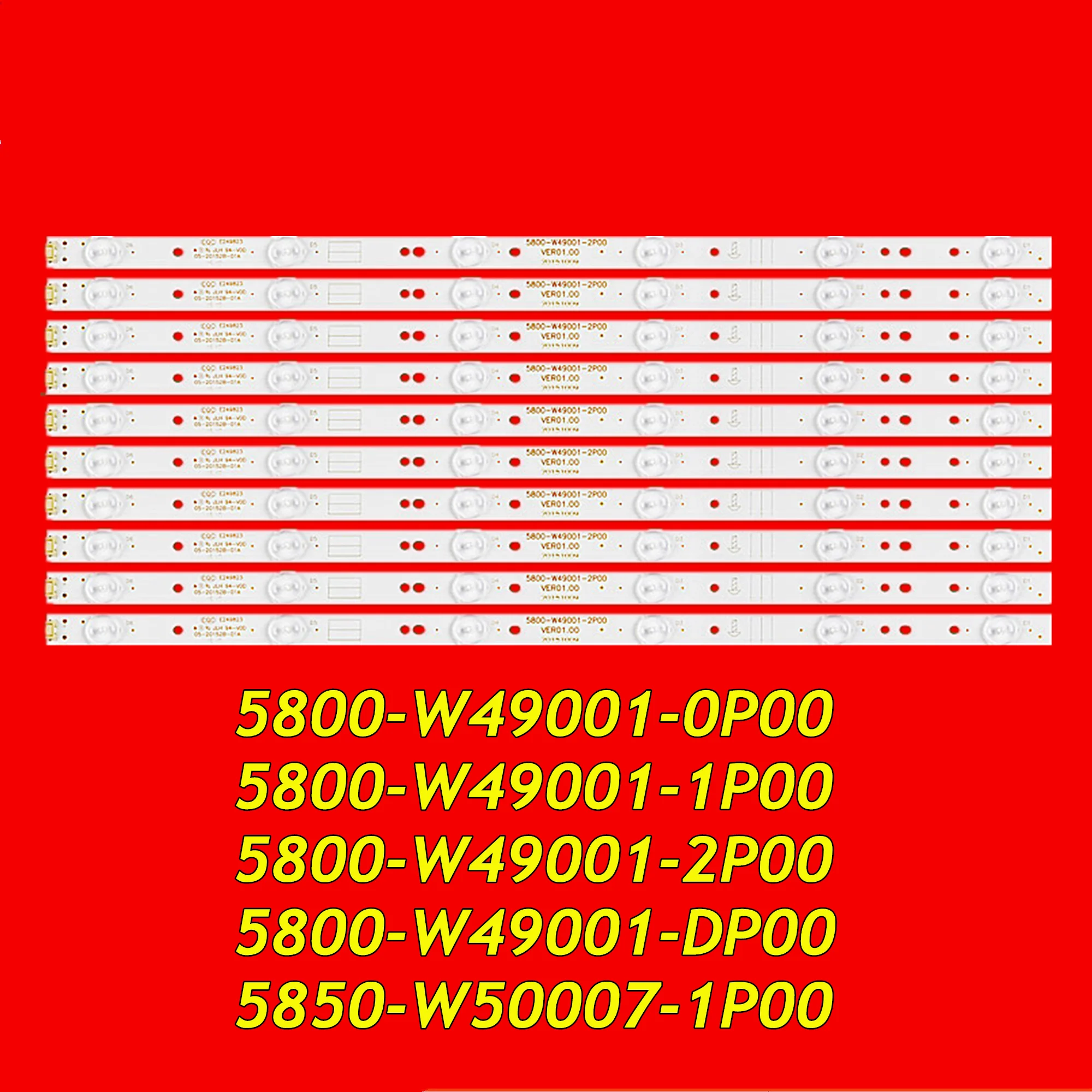 Светодиодный TV Strip для 49D9 49M6 49X5 49M6E 49E3000 49E3500 49E350E 49E361S 49E366W 49E5ERS 49E6000 49E600E 49E6080 5800-W49001-0P00