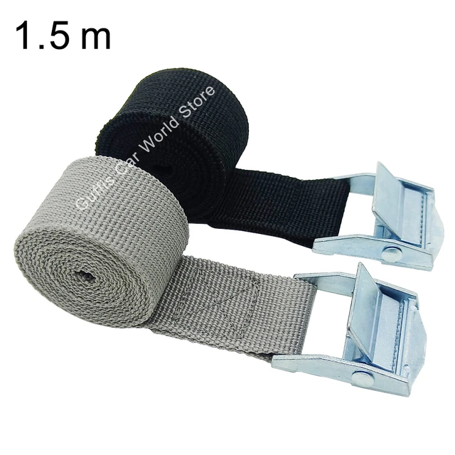 Ceinture à cliquet de bain avec sangle en métal, sac à bagages