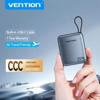 Vention 10000mAh 35W Power Bank Fast Charge Portable Mini