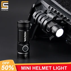 WADSN Tactical Led Light for Helmet Mini Strobe Scout Flashlight Airsoft Hat Clamp Holder Picatinny Rail Military Helmet Light