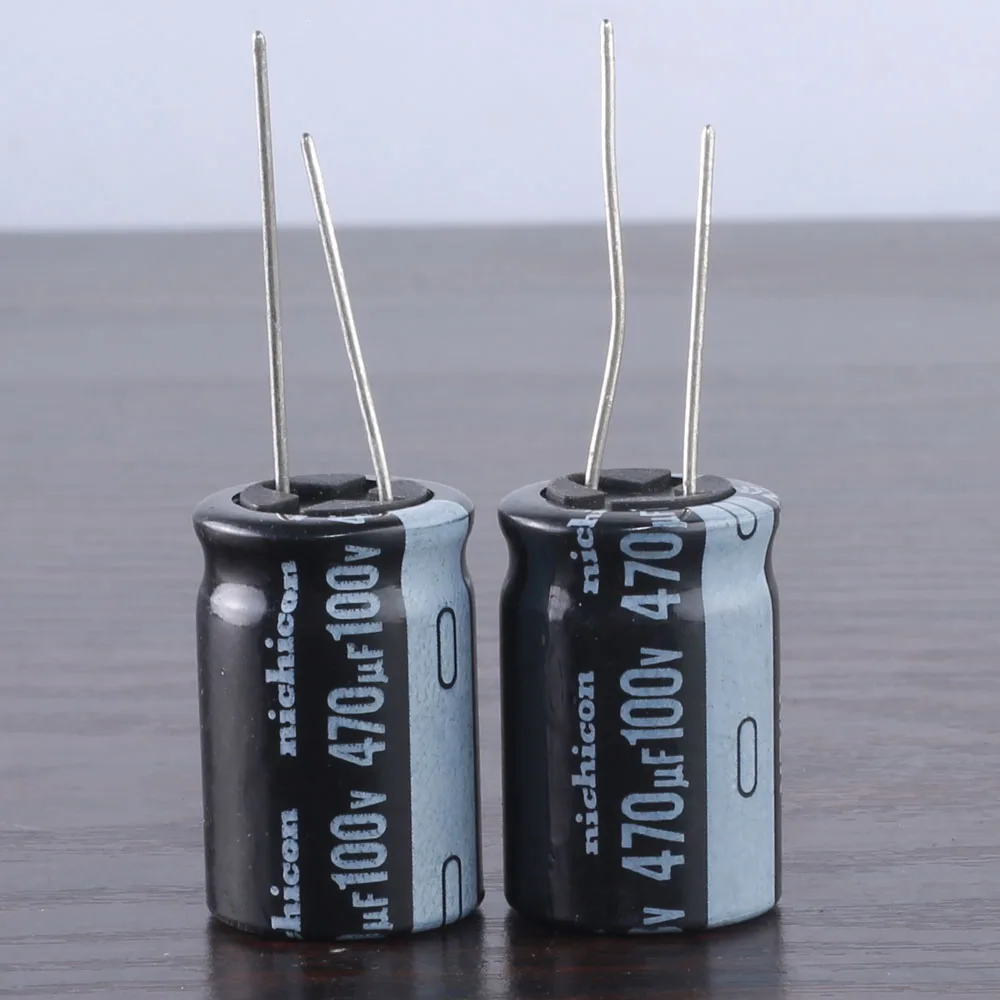 

10 шт. Nichicon VZ 470mfd 100 в 470 мкФ аудио конденсатор 105 ℃ 16*25 мм