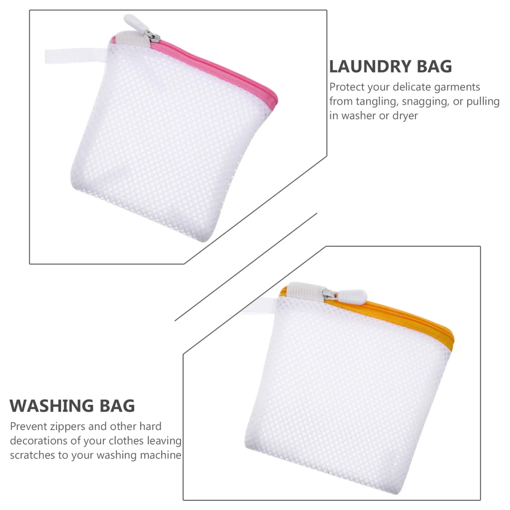 Description Picture 3 of item6pcs Foldable Portable Laundry Bags Travel Mini Mesh Bags Clothes Washing Net Storage Bags Pouches For Delicates Bras