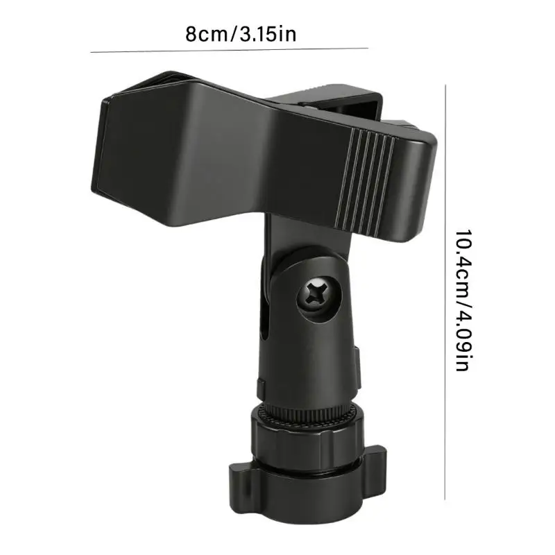 652F 마이크 홀더 휴대용 팬 헤어드라이어 클립용 180도 17mm 볼 베이스