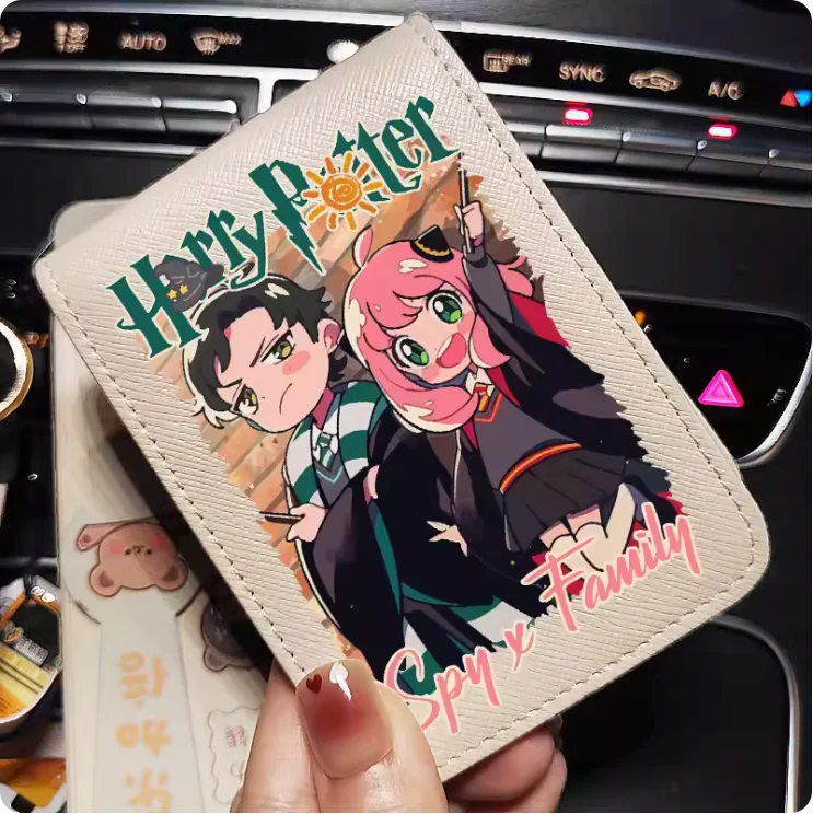 Anime Spy Family Anya Forger Fashion Wallet PU Purse Card Cash Holder Bag Cosplay Gift B336