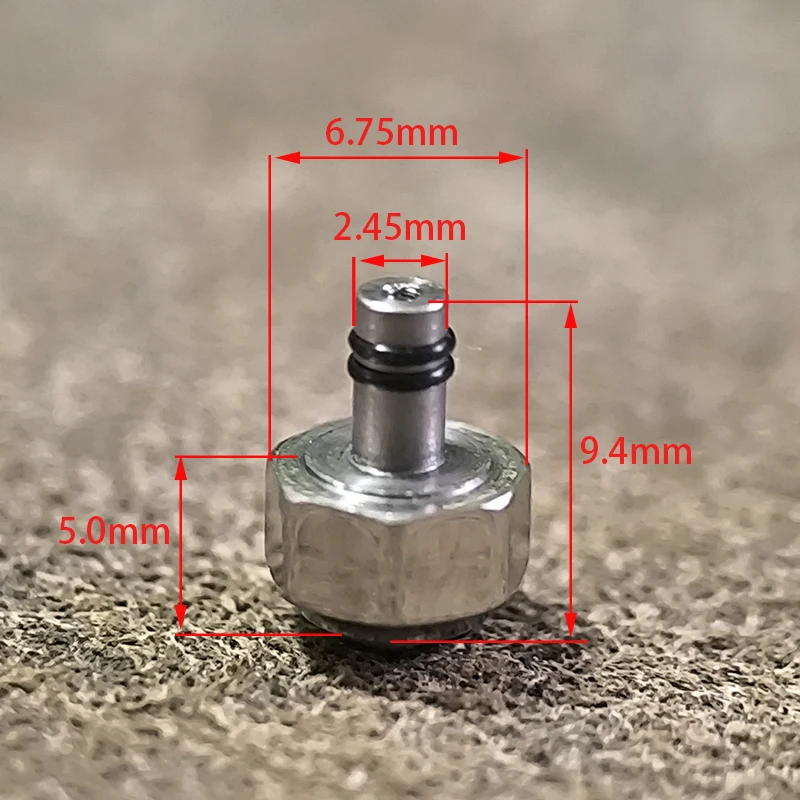 6.4mm/6.8mm steel button watch accessories screw tool repair for Cartier watch head crown adjustment time