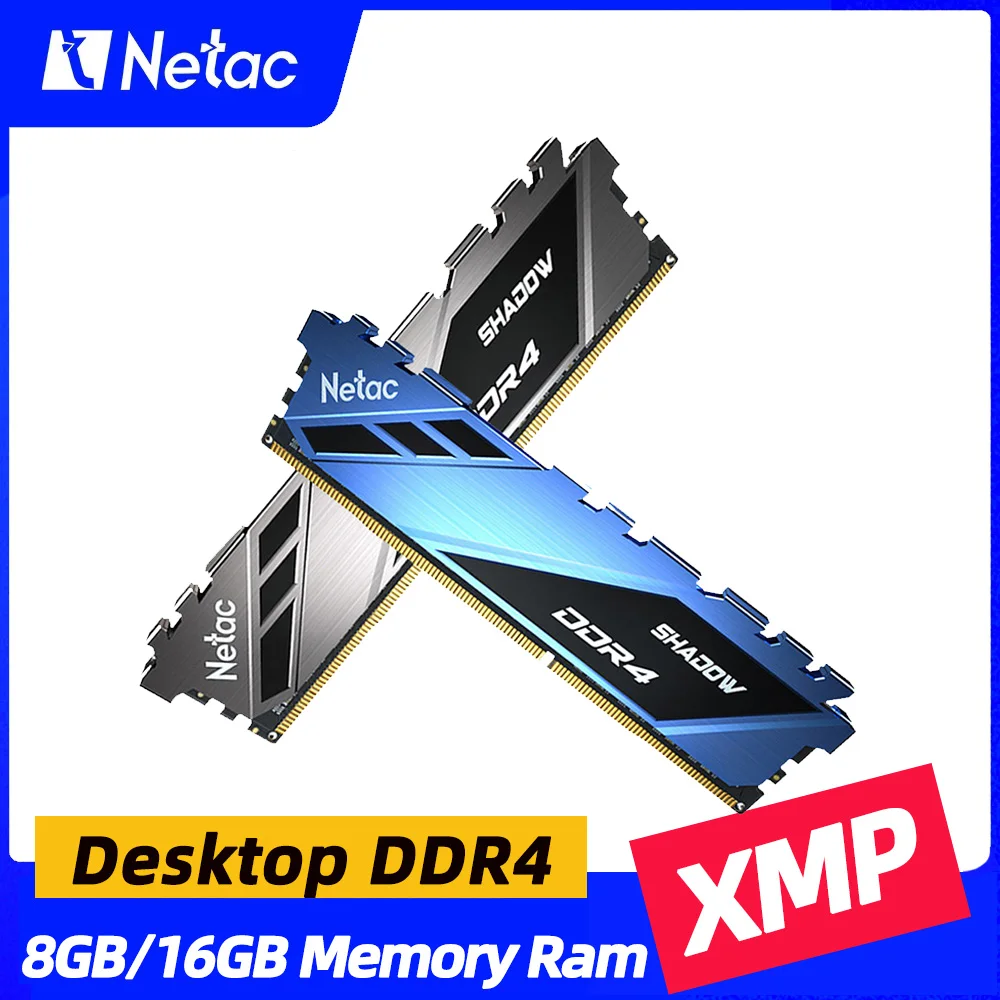 Оперативная память Netac DDR4 8 Гб 16 2666 МГц 3200 3600 Память ОЗУ ddr4 XMP модуль памяти Dimm для