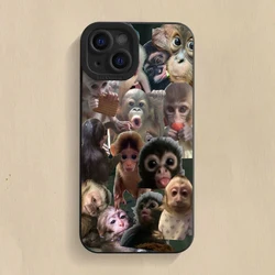 Whimsical Monkey Silicone Soft Phone Case Cover - SamsungS23 Ultra (1)