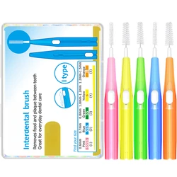 30pcs Interdental Brushes Health Care Tooth Push-Pull Removes Food And Plaque Better Teeth Oral Hygiene Tool
