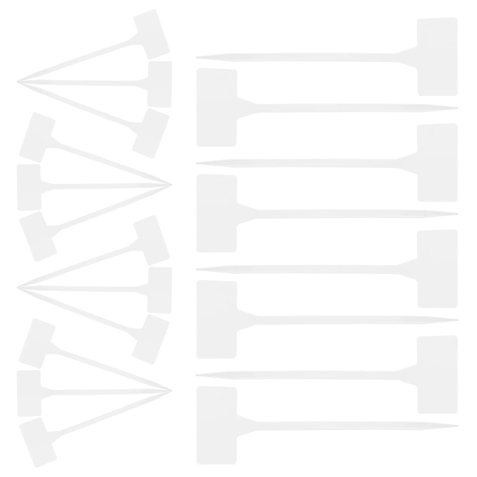 

28 Pcs Perlite For Plants Outdoor Labels Marker Bow Markers White Nursery Garden Plastic Tag