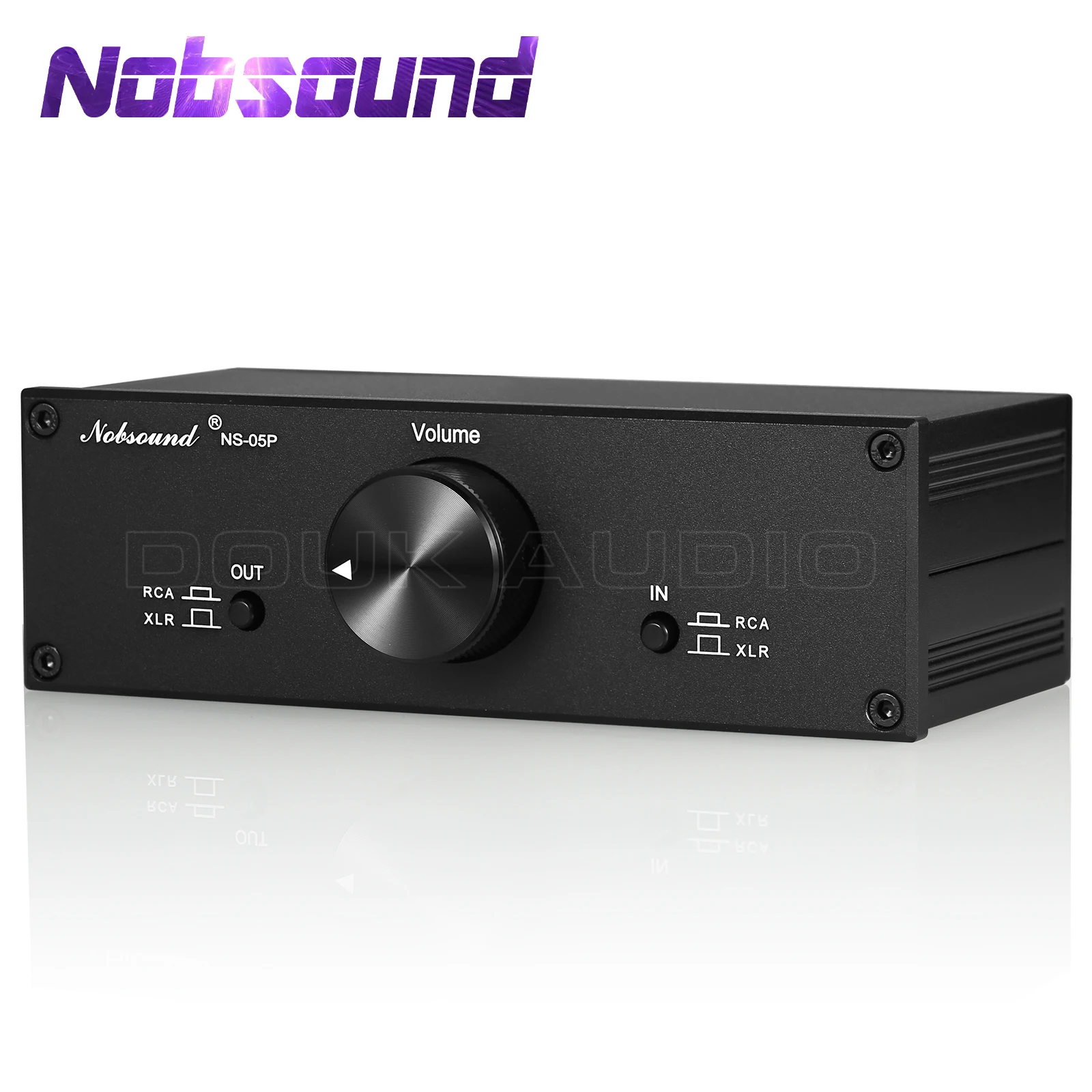 Nobsound Ns05p Fully Balanced Passive Preamplifier Preamp Xlr/rca