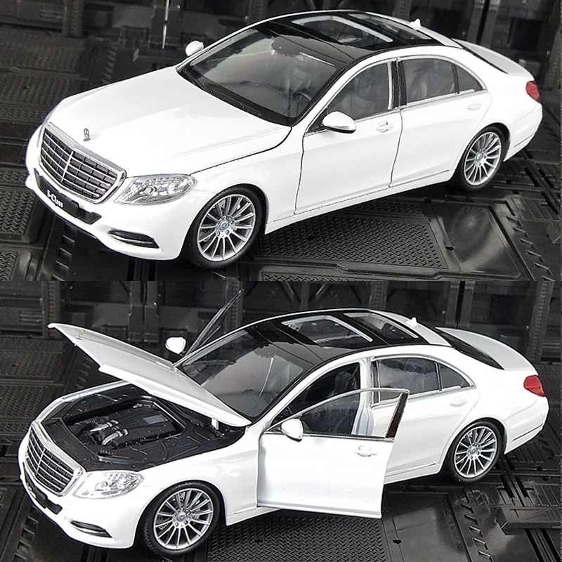 1:32 Mercedes-Benz V260 Business Nanny Auto Legierung Auto Modell Sound Und  Licht Pull Back Junge Spielzeug Auto Simulation Auto Modell Dekoration