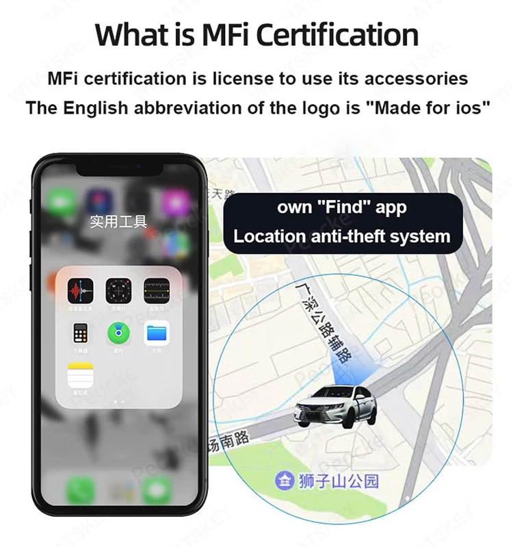 Mini Localizzatore GPS OBD per Auto con Funzione Trova Dispositivo iOS o Google, Smart Tag per Monitoraggio e Tracciamento Veicoli Anti-smarrimento - immagine 3